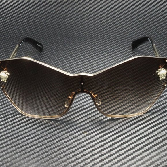 Versace Pale Gold 43mm Sunglasses! NEW! main image 4